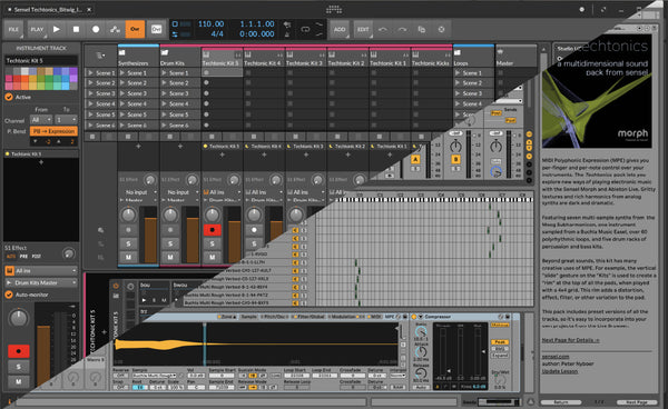 Techtonics MPE Sounds for Live 11 and Bitwig